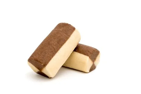 Chocolate candy on white Stock Photos