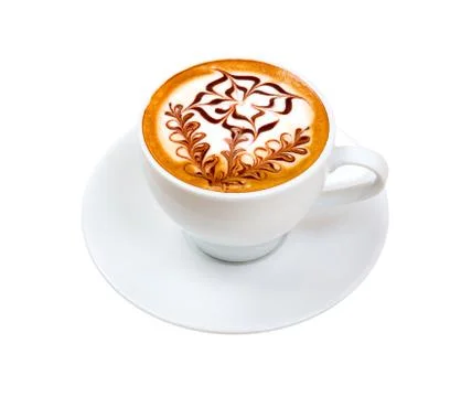 Chocolate cappuccino Stock Photos