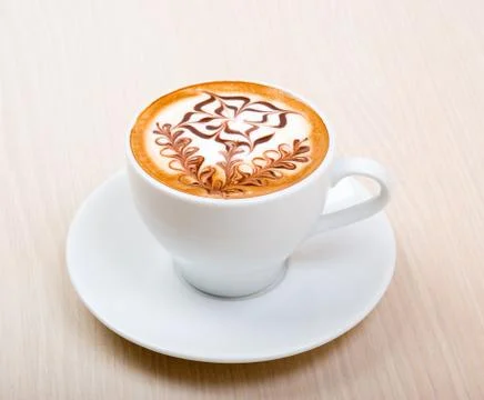 Chocolate  cappuccino time. Foto stock