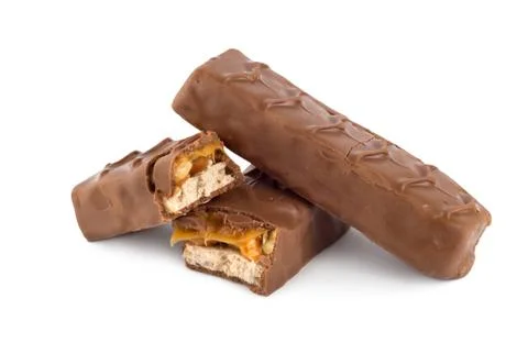 Chocolate with caramel Stock Photos