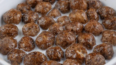 Chocolate cereal with milk Stock Footage 103225771