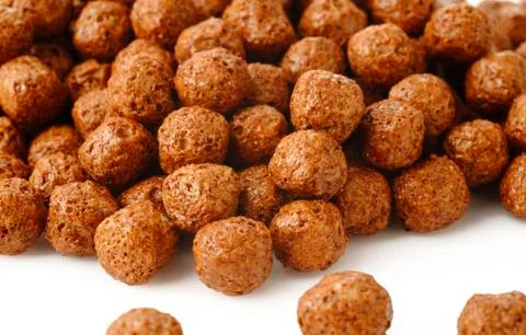 Chocolate cereal Stock Photos