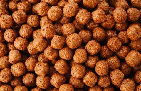 Chocolate cereal Stock Photos