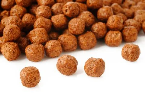 Chocolate cereal Stock Photos