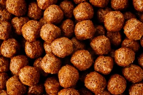 Chocolate cereal Stock Photos