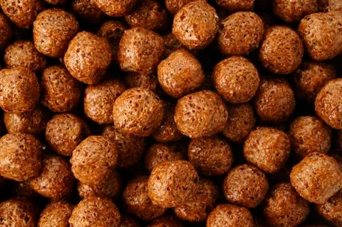 Chocolate cereal Stock Photos