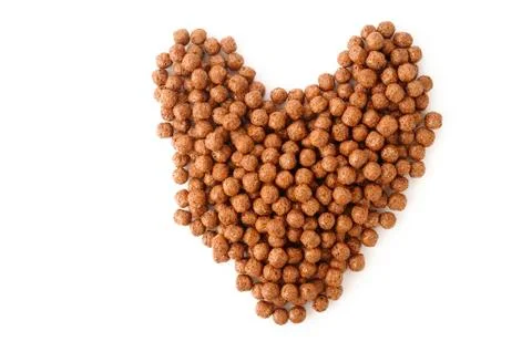 Chocolate cereal Stock Photos