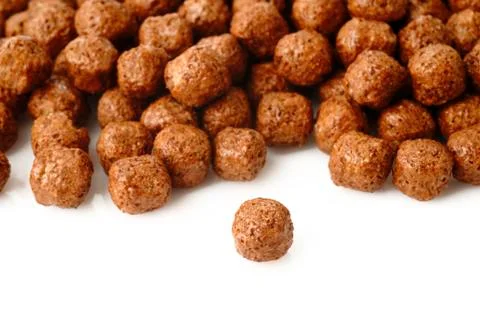 Chocolate cereal Stock Photos