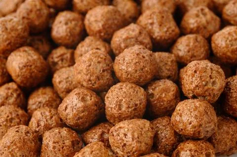 Chocolate cereal Stock Photos