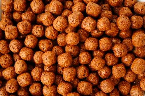 Chocolate cereal Stock Photos