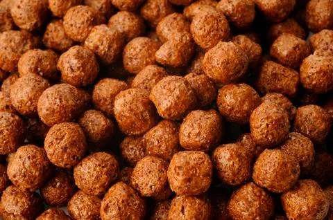 Chocolate cereal Stock Photos