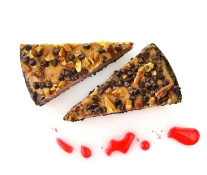 Chocolate cheesecake Stock Photos