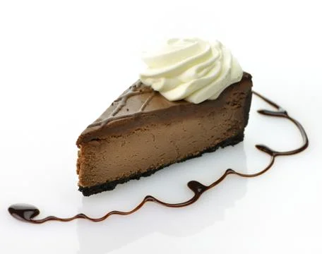 Chocolate cheesecake Stock Photos