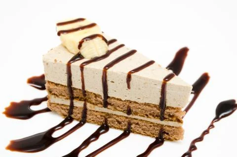 Chocolate cheesecake 库存照片