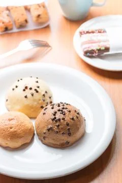 Chocolate chip bakery Stock Photos