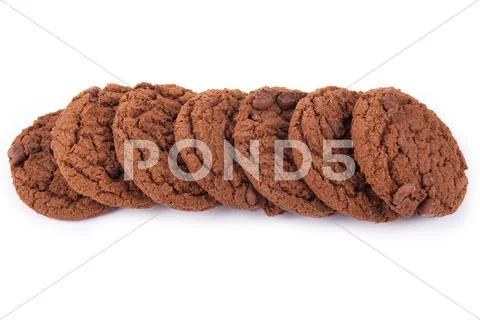 Chocolate chip cookie 3 Stock Photos