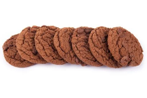 Chocolate chip cookie 3 Stock Photos