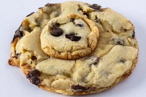 CHOCOLATE CHIP COOKIE CLOSE UP Stock Photos