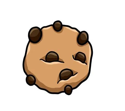 Chocolate Chip Cookie Stock Illustration
