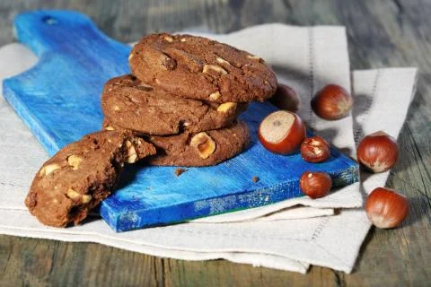 Chocolate chip cookie. Stock Photos