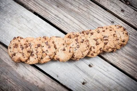 Chocolate chip cookie Stock Photos