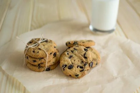 Chocolate chip cookie Stock Photos