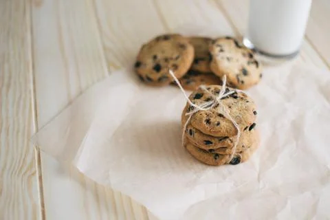 Chocolate chip cookie Stock Photos