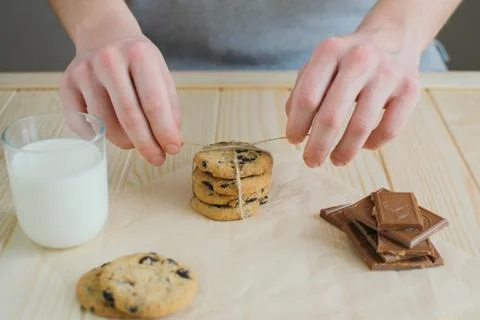 Chocolate chip cookie Stock Photos