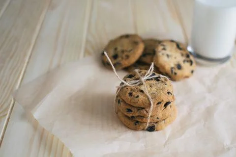 Chocolate chip cookie Stock Photos