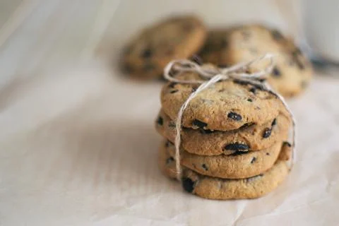 Chocolate chip cookie Stock Photos