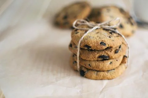Chocolate chip cookie Stock Photos