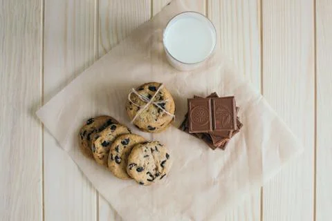 Chocolate chip cookie Stock Photos
