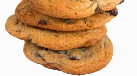 Chocolate Chip Cookies Stock Footage 26305746