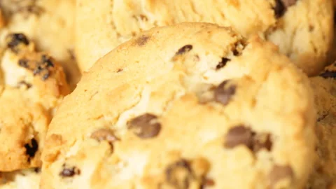 Chocolate Chip Cookies 스톡 동영상 91211967