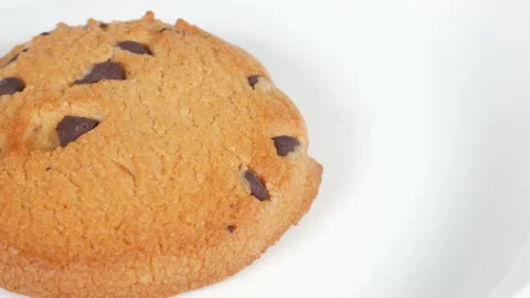Chocolate chip cookies Stock Footage 147419741