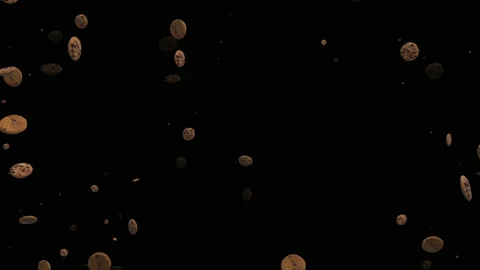 Chocolate chip cookies loop animation Stock Footage 171104068