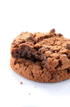 Chocolate chip cookies Stock Photos