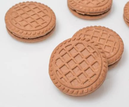 Chocolate chip cookies Stock Photos