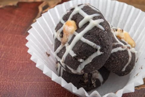 Chocolate chip cookies Stock Photos