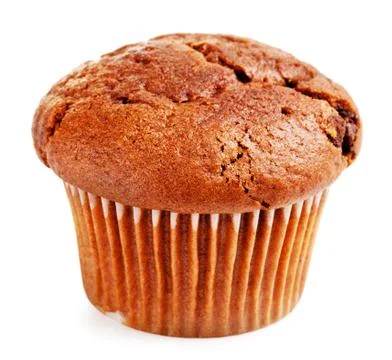 Chocolate chip muffin Stock Photos