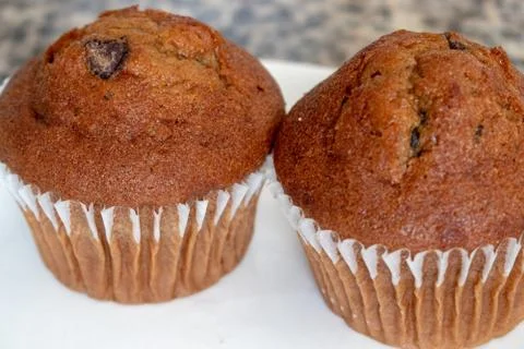 Chocolate Chip Muffins Foto stock