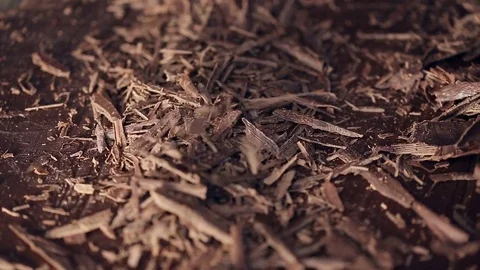 Chocolate chips are falling off Video stock 74550856