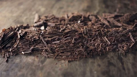 Chocolate chips are falling off Stockbeeldmateriaal 74551522