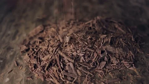 Chocolate chips are falling off Video stock 74551643