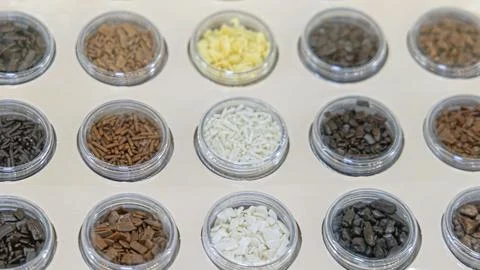 Chocolate Chips Cake Toppings Stock Photos