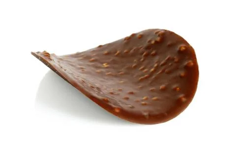 Chocolate chips with nuts Stock Photos