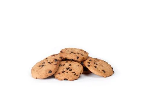Chocolate chips Stock Photos