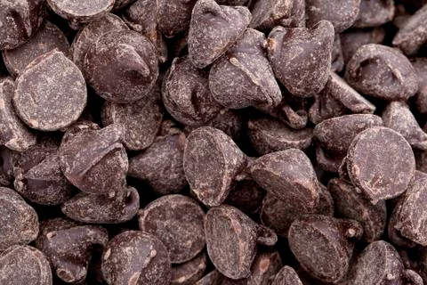 Chocolate chips Stock Photos