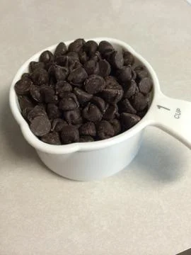 Chocolate Chips Stock Photos