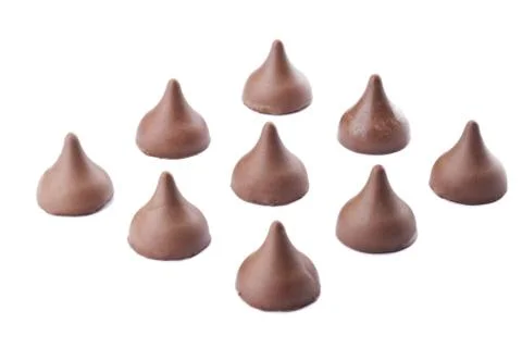 Chocolate chips Stock Photos